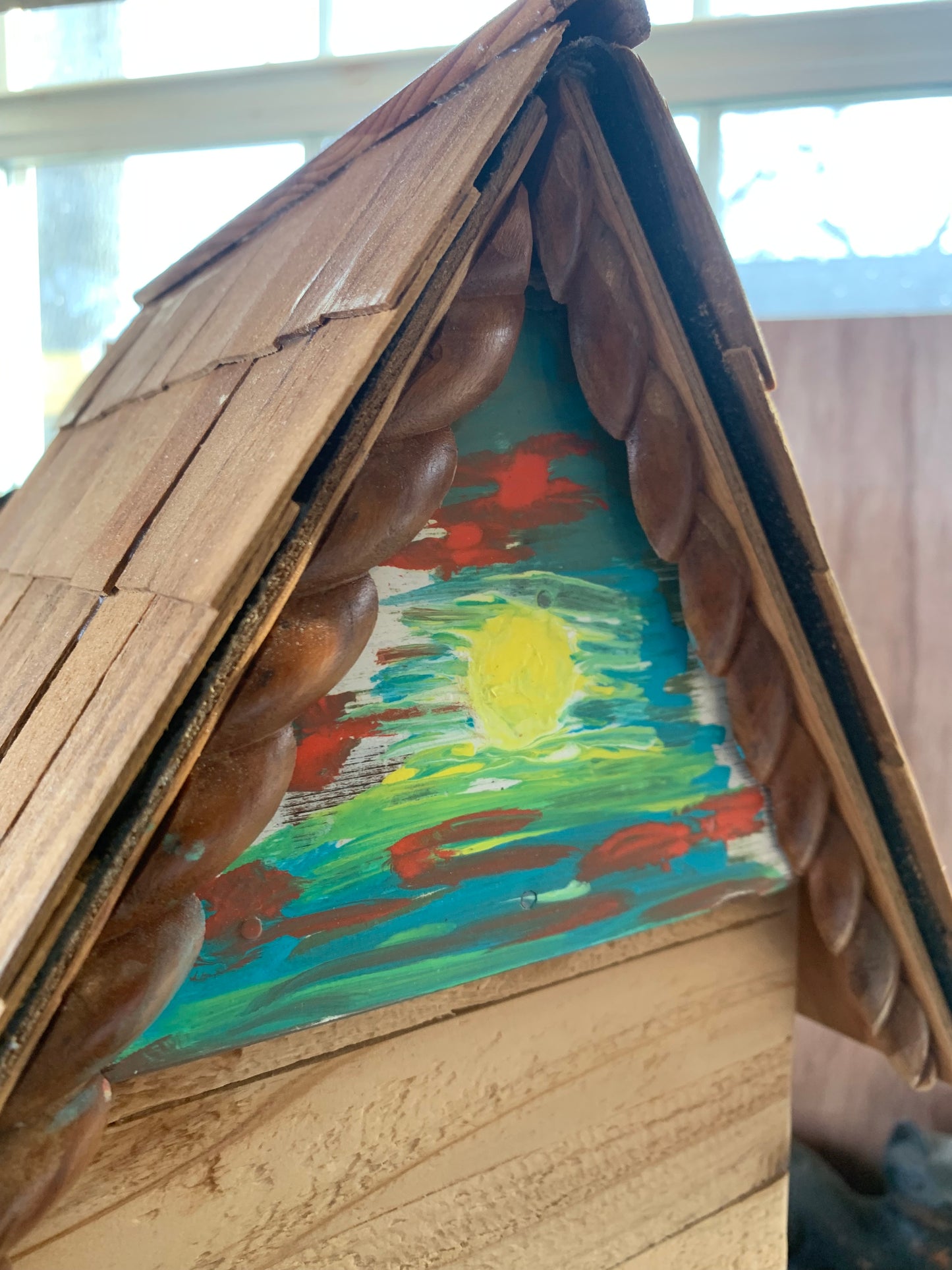 Beach House Bluebird house