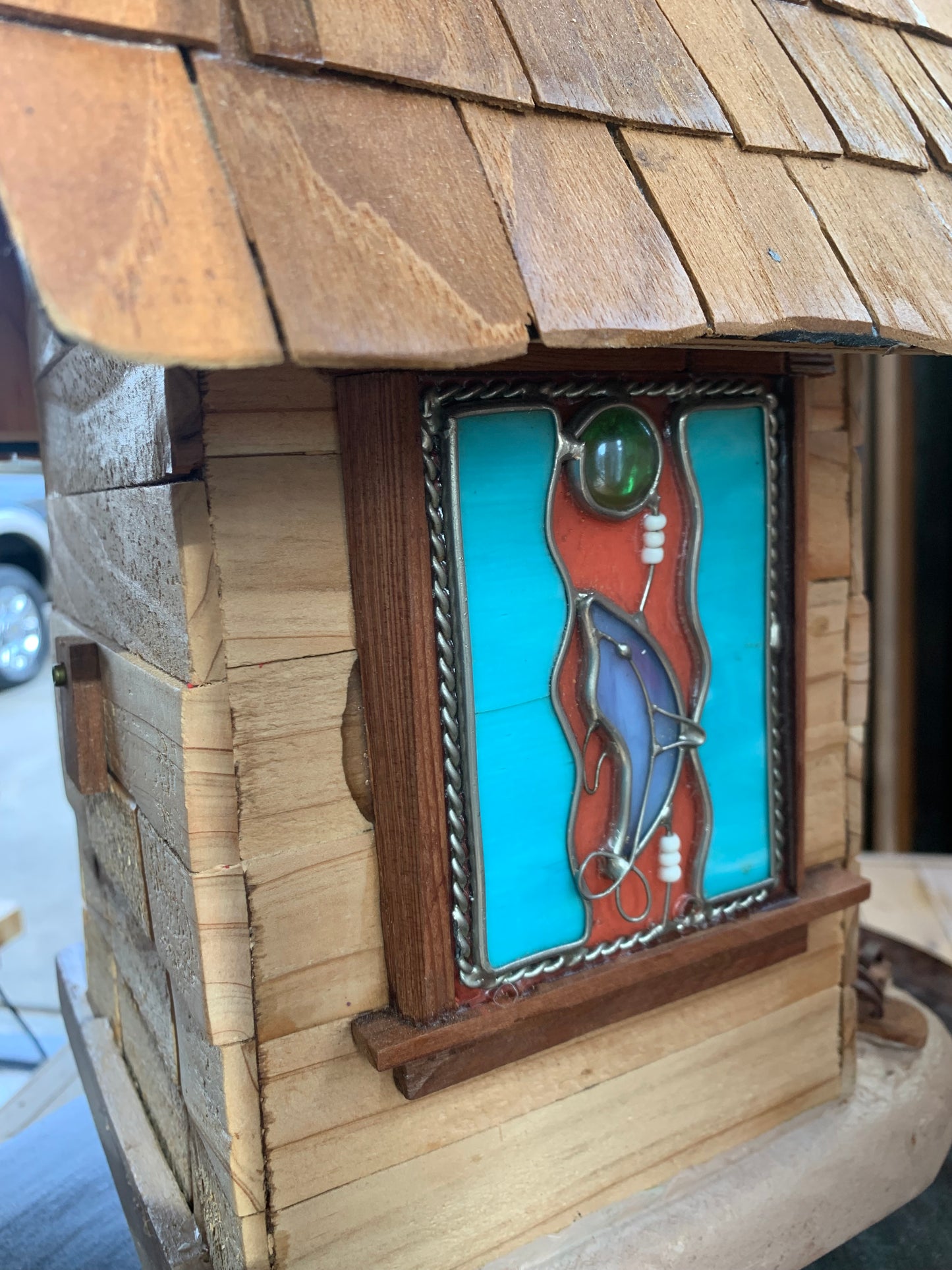 Beach House Bluebird house